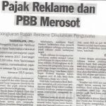 Pajak Reklame Merosot