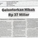 Gelontorkan Hibah