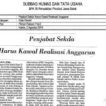 Pejabat Sekda Harus