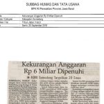 Kekurangan Anggaran