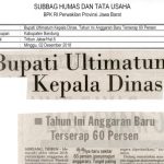 Bupati Ultimatum